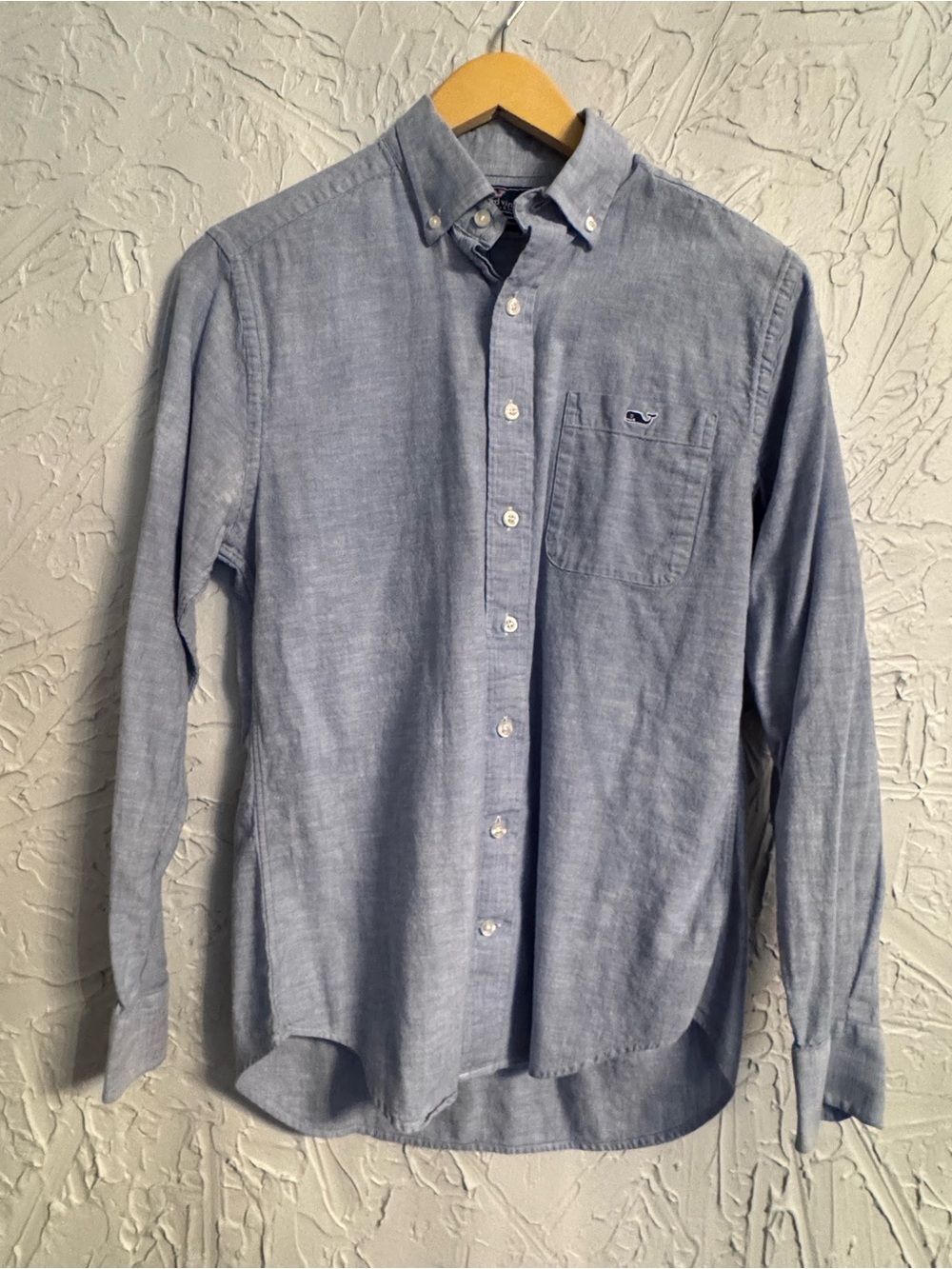 Vineyard Vines Slim Fit Tucker Button-Down Shirt in Blue-Size Small